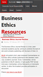 Mobile Screenshot of businessethicsresources.com